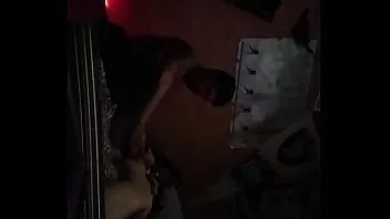 Play Finger fucking and jacking off with a hot big titty milf, while watching porn.