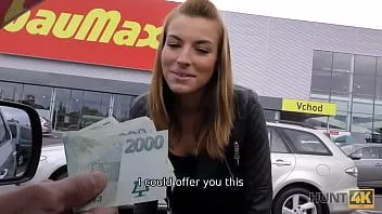Odtwórz Polowanie4k. za gotówkę olśniewająca nimfa uprawia seks na świeżym powietrzu z bogatym nieznajomym