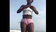 play Outdoor Lesbian Threesome: Crazybitches in Sexy Clothes Twerk Hard on the Beach