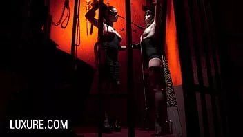 play Ariel rebel is initiated to the lesbian sex dungeon